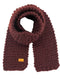 LITTLE FREEDOM Merino Wool Scarf - Bordo